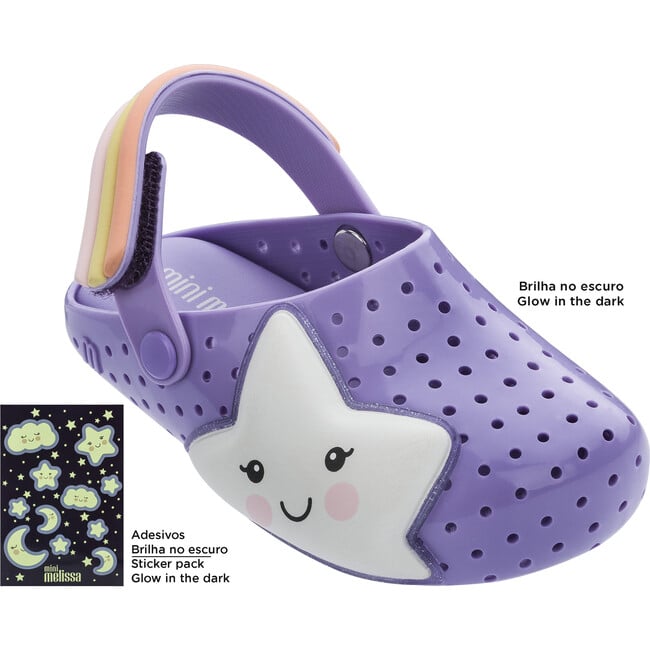 Sweet Dreams Furadinha Babouche, Lilac White - Sandals - 1