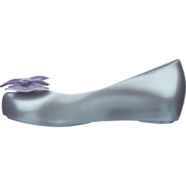 Little Mermaid Mel Ultragirl Flat, Silver - Flats - 3