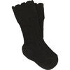 Olivia Knee High, Black - Socks - 1 - thumbnail