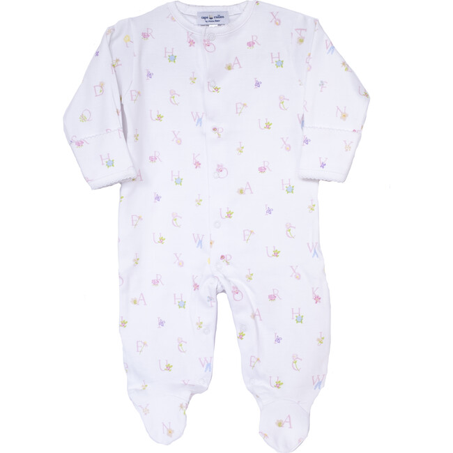 Floral Alphabet Footie - Onesies - 1