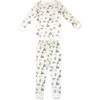 Printed Pajama Set, Unicorns - Pajamas - 1 - thumbnail