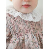 Pink Floral Jaretas Lace Collar Dress - Dresses - 2