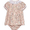 Pink Floral Jaretas Lace Collar Dress - Dresses - 3