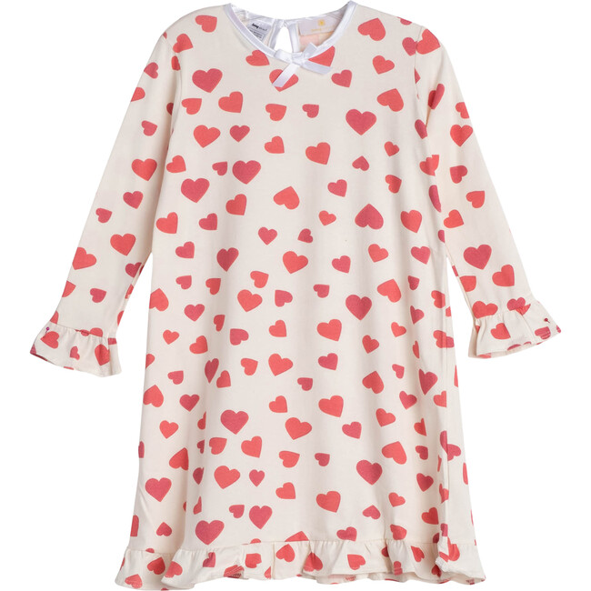 Red Hearts Loungewear Dress - Loungewear - 1