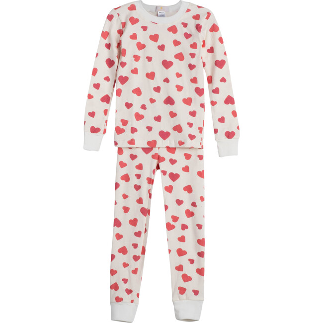 Red Hearts Pajama Set - Pajamas - 1