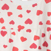 Red Hearts Flutter Sleeve Loungewear Dress - Loungewear - 3