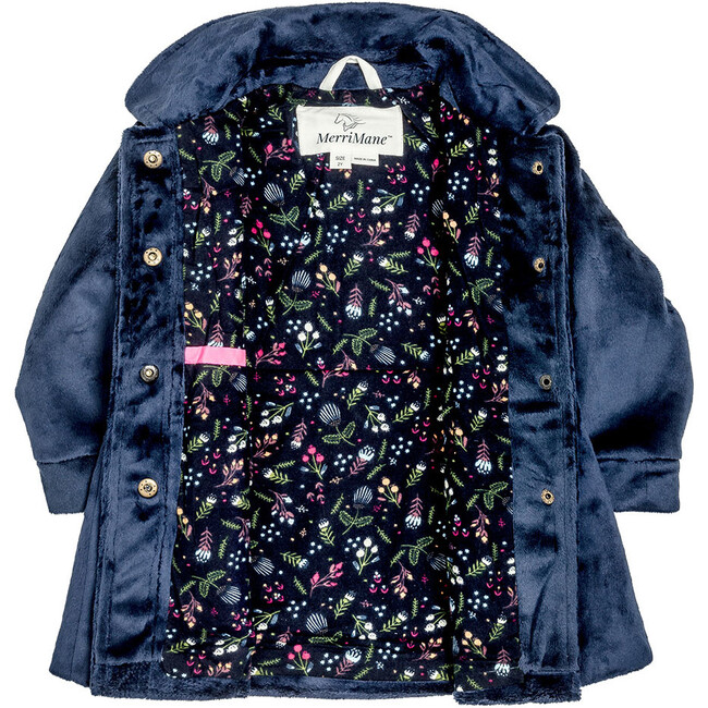 Classic Party Coat, Navy - Jackets - 4