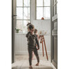 Ribbed Tee & Leggings Bundle, Taupe - Mixed Apparel Set - 2