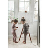 Ribbed Tee & Leggings Bundle, Taupe - Mixed Apparel Set - 3