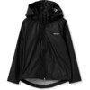 Kids Packable Jacket and Pants Rainset, Black - Raincoats - 1 - thumbnail