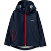 Kids Packable Jacket and Pants Rainset, Navy - Raincoats - 1 - thumbnail