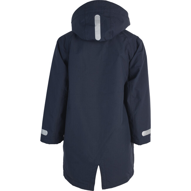 Kids Parka From The Sea, Navy - Raincoats - 2