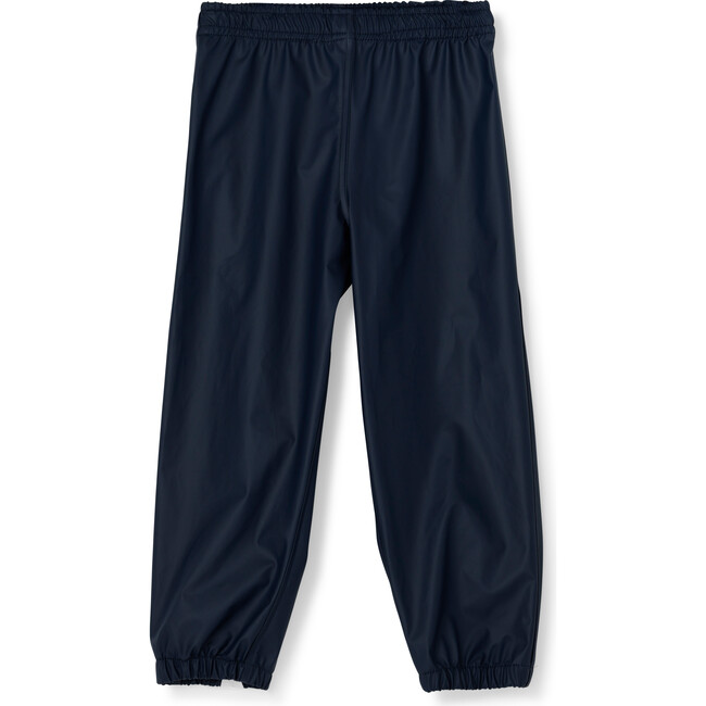 Kids Packable Jacket and Pants Rainset, Navy - Raincoats - 2