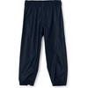 Kids Packable Jacket and Pants Rainset, Navy - Raincoats - 2