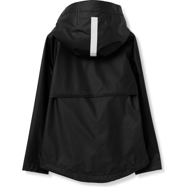 Kids Packable Jacket and Pants Rainset, Black - Raincoats - 3