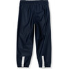 Kids Packable Jacket and Pants Rainset, Navy - Raincoats - 4