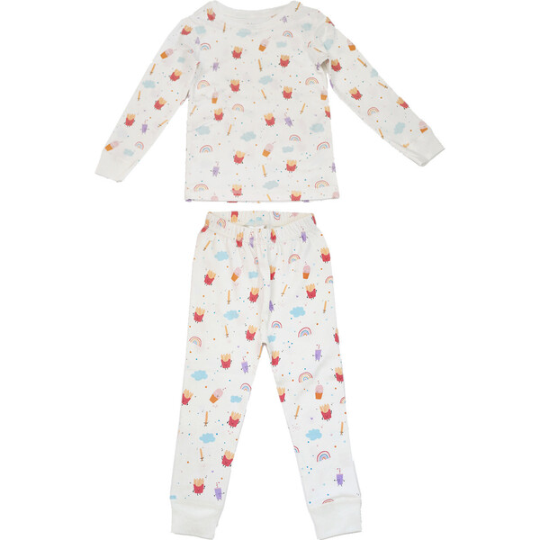 Printed Pajama Set, Fries and Shakes - Dodo Banana Sleepwear | Maisonette