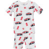 Firetrucks Short Pajama Set - Pajamas - 1 - thumbnail