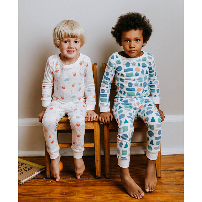 Printed Pajama Set, Fries and Shakes - Pajamas - 4