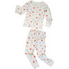 Printed Pajama Set, Fries and Shakes - Pajamas - 6