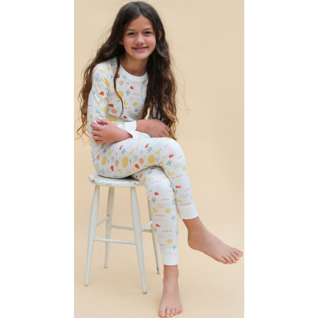 Printed Pajama Set, Desert - Pajamas - 3