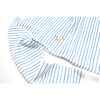Printed Pajama Set, Blue Stripes - Pajamas - 7