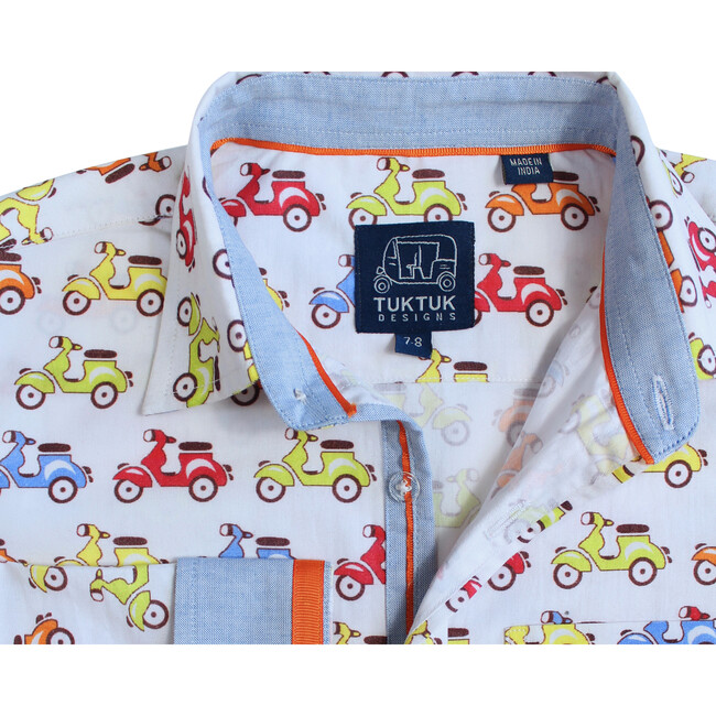Long Sleeve Zippy Scooters, Multi - Shirts - 2