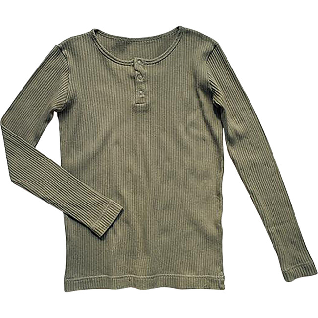 The Women's Ribbed Top, Sage - Sweaters - 1