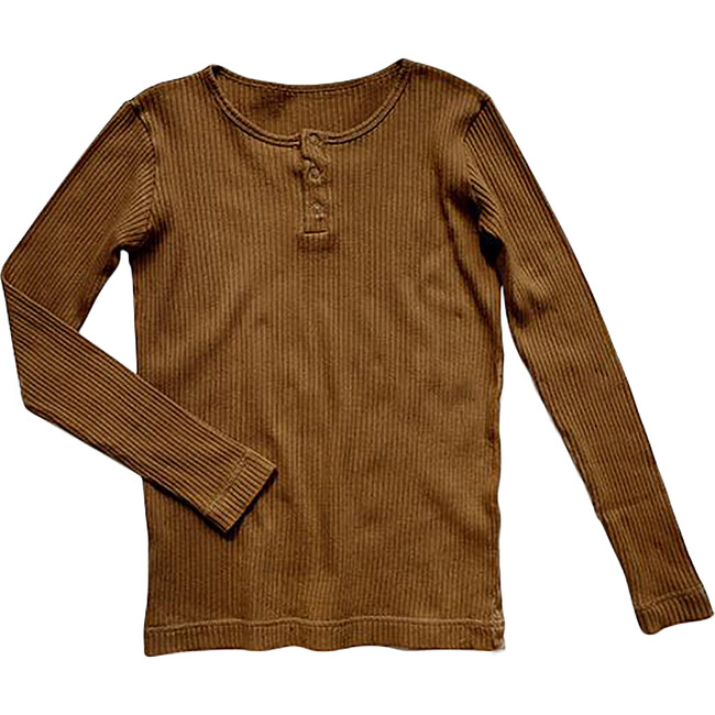 The Women's Ribbed Top, Bronze - Sweaters - 1