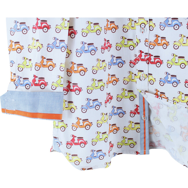 Long Sleeve Zippy Scooters, Multi - Shirts - 3