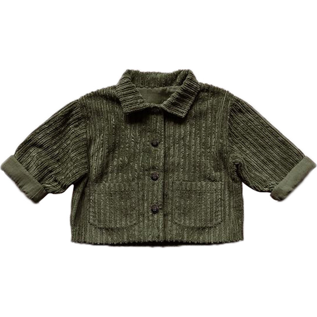The Vintage Corduroy Utility Jacket, Olive