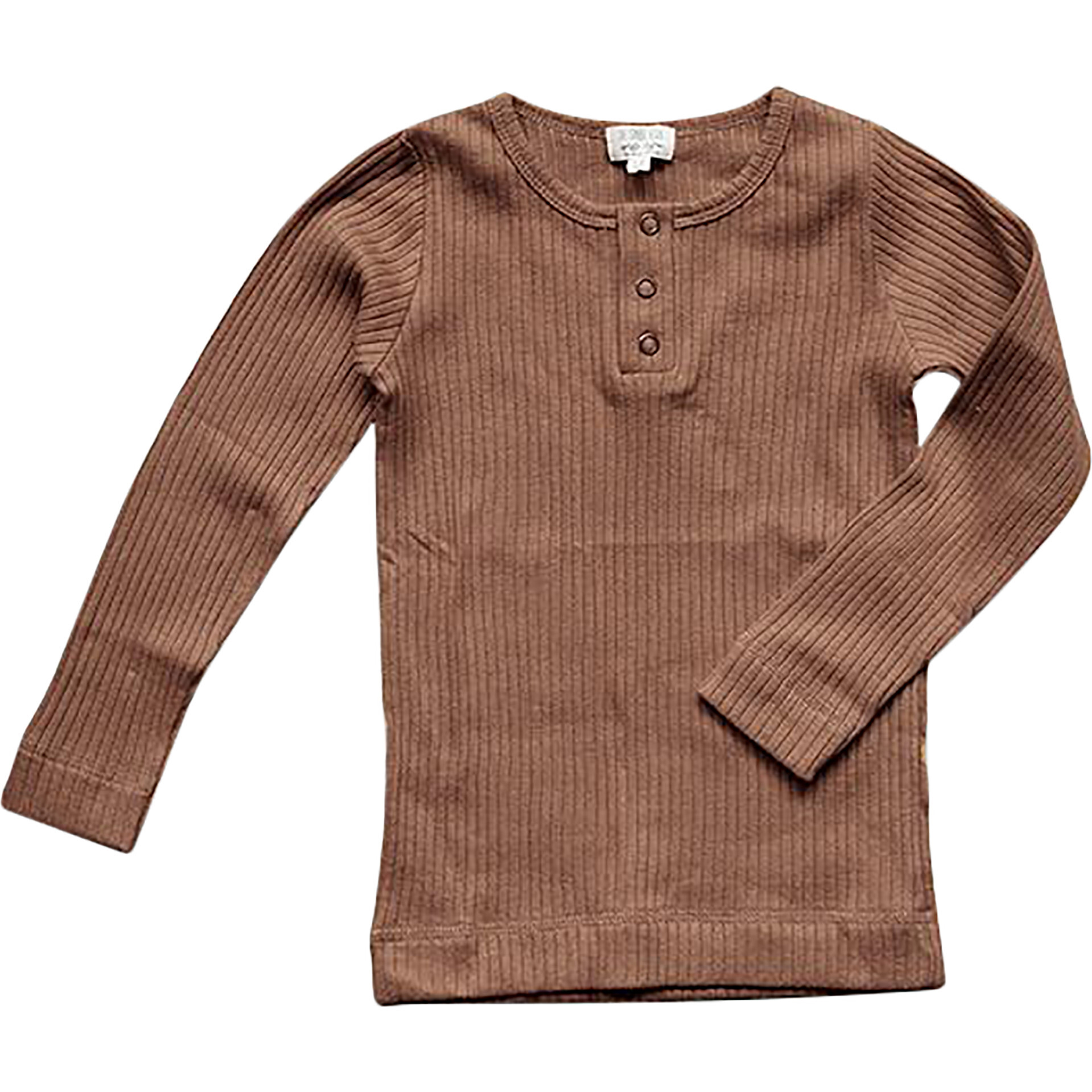 The Ribbed Top, Cinnamon - Sweaters - 1