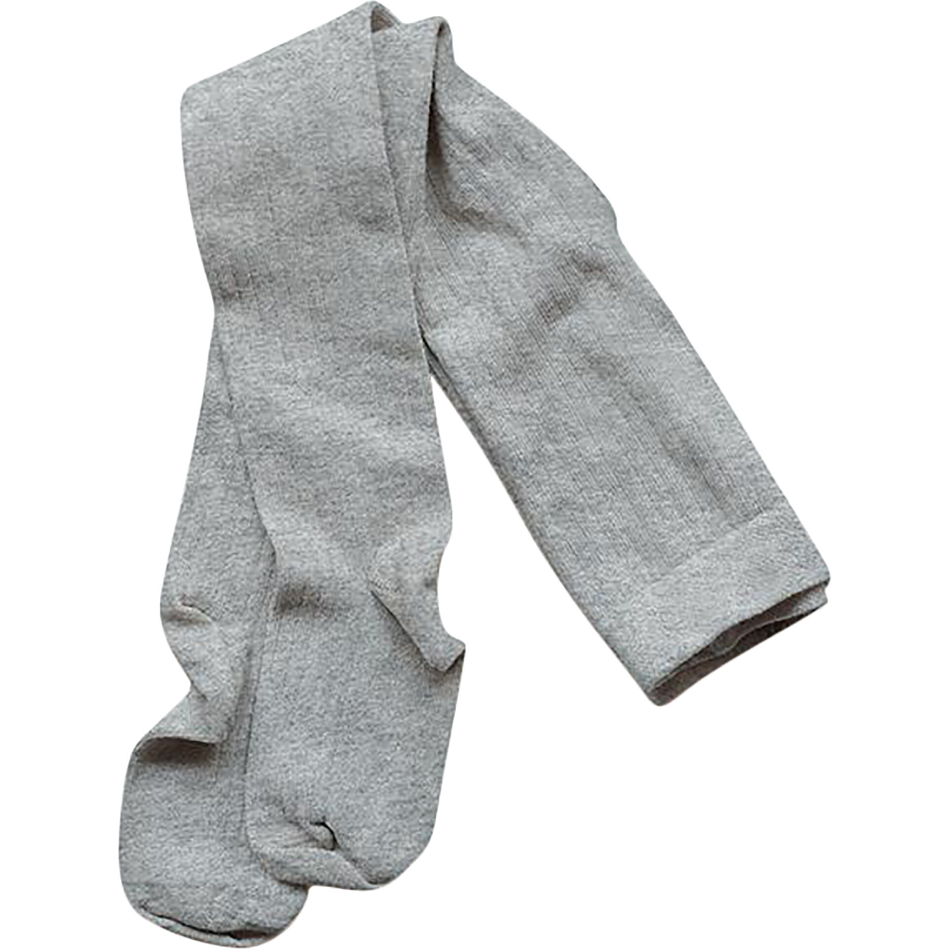 The Ribbed Tight, Gray Melange - Tights - 1