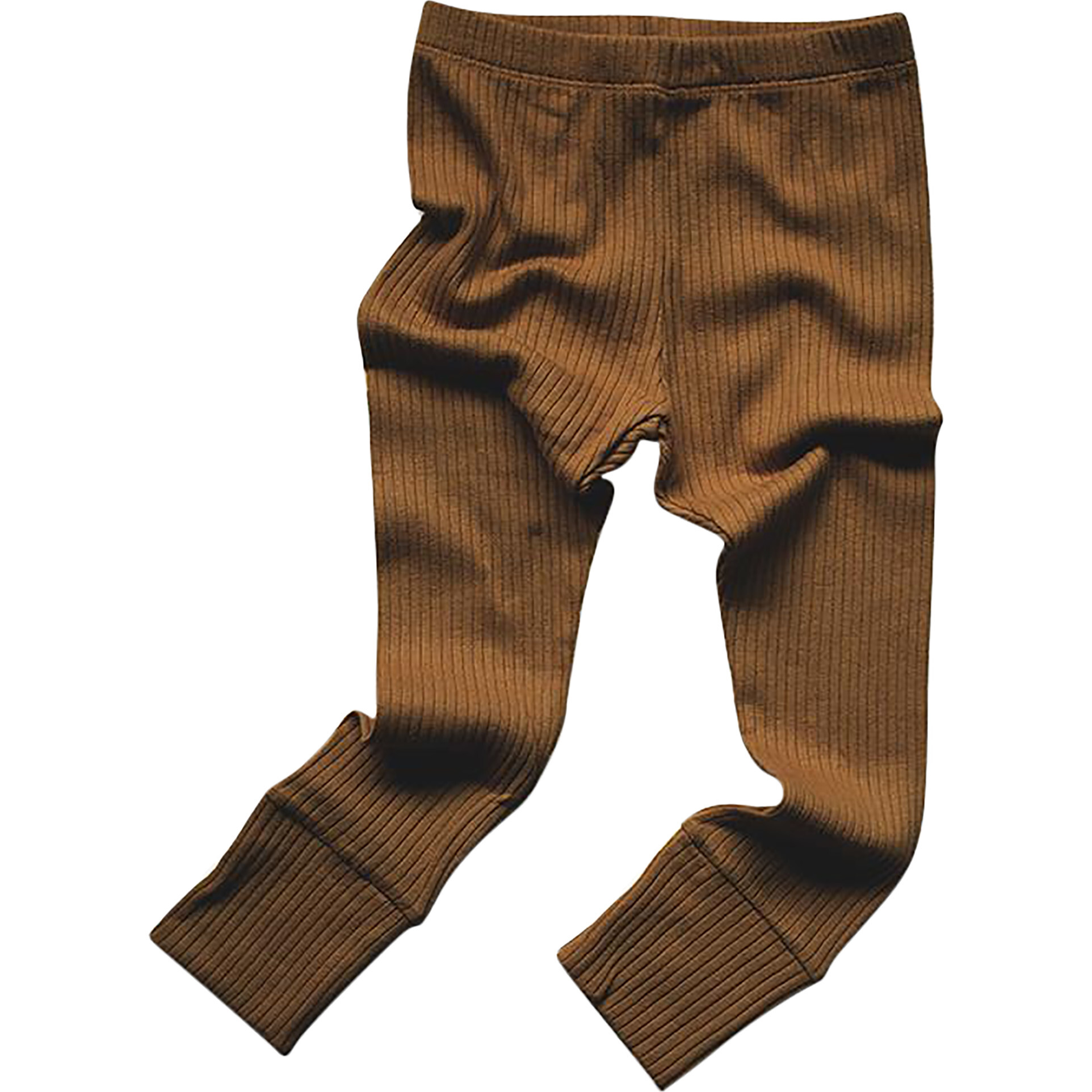 The Ribbed Legging, Bronze - Leggings - 1