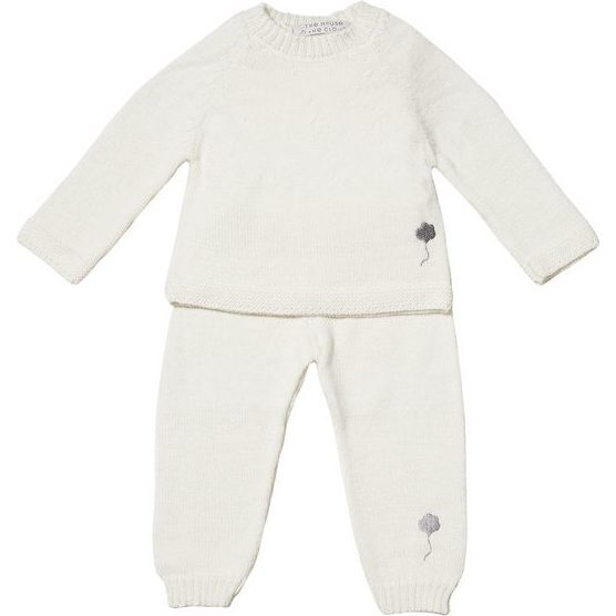 The Neel Travel Suit in Alpaca, Cumulus White - Mixed Apparel Set - 1
