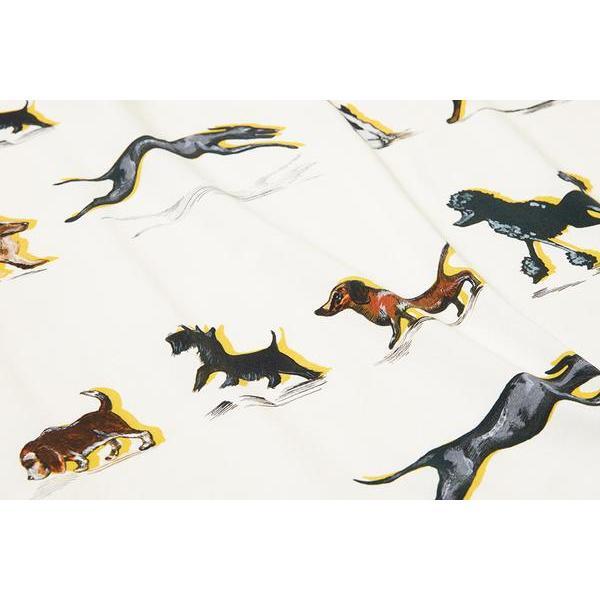 Organic Long Sleeve Collared Bodysuit, Dog Print - Onesies - 3