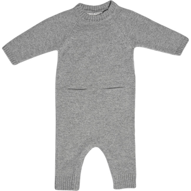 The Neel Travel Pyjama in Cashmere, Morning Grey - Pajamas - 1