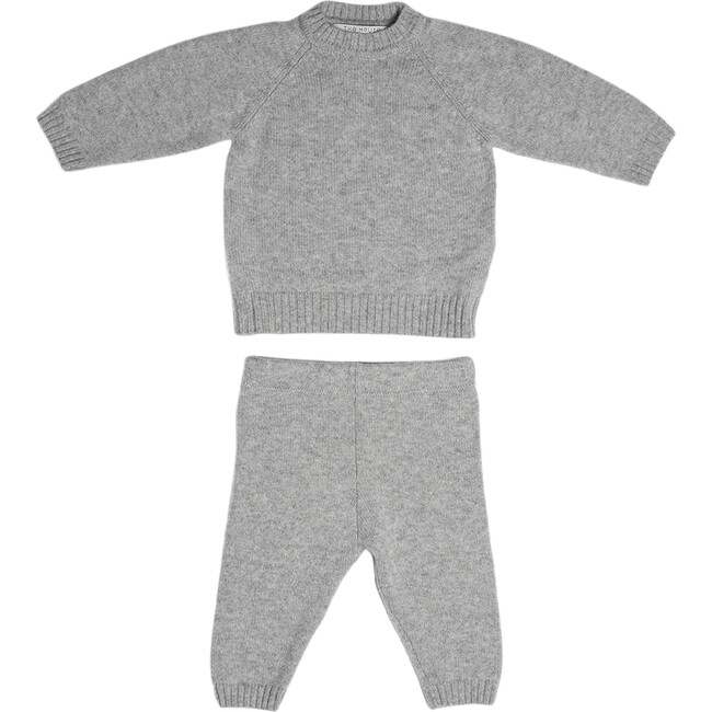 The Neel Travel Set in Cashmere, Morning Grey