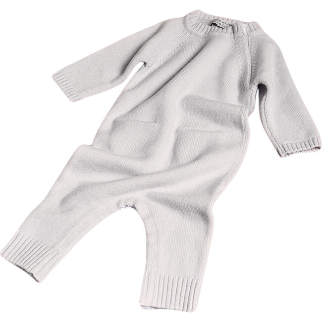 The Neel Travel Pyjama in Cashmere, Cloudy Blue