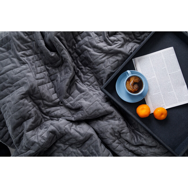 Single Gravity Blanket, Grey - Blankets - 3