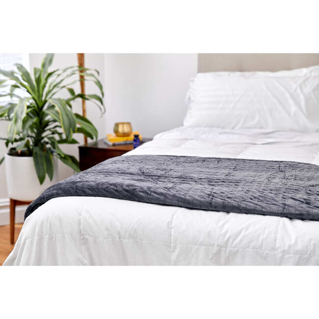 Single Gravity Blanket, Grey - Blankets - 4