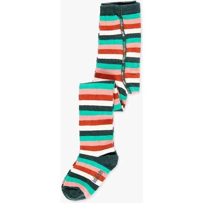 Striped Tights, Multi-Colored - Tights - 1
