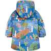 Lama Landscape Cobble Coat, Blue - Jackets - 2