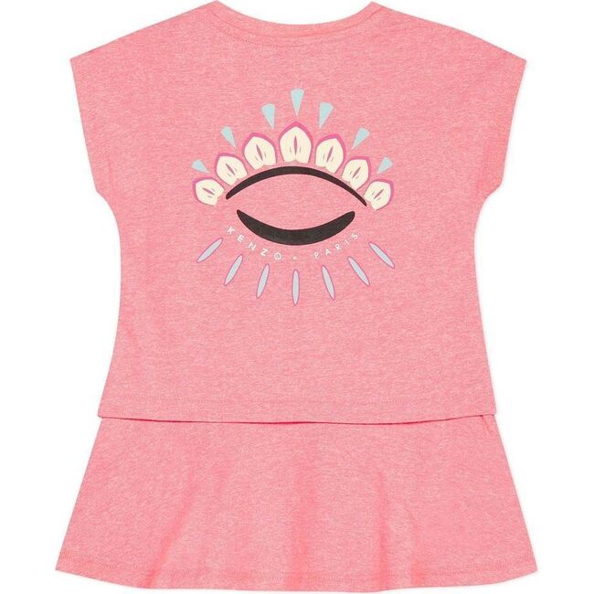 Winking Eye Dress, Pink - Dresses - 2