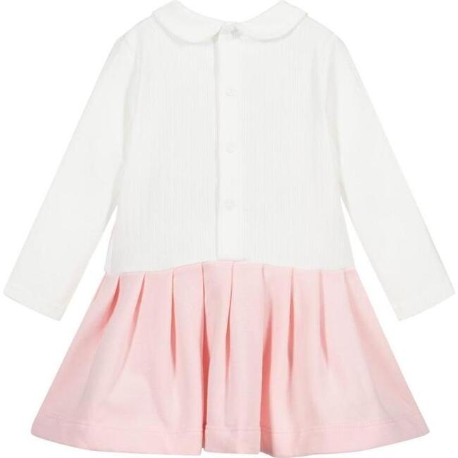 Teddy Pinafore Dress, Pink - Dresses - 2