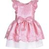 Scalloped Bodice Dress, Pink - Dresses - 1 - thumbnail