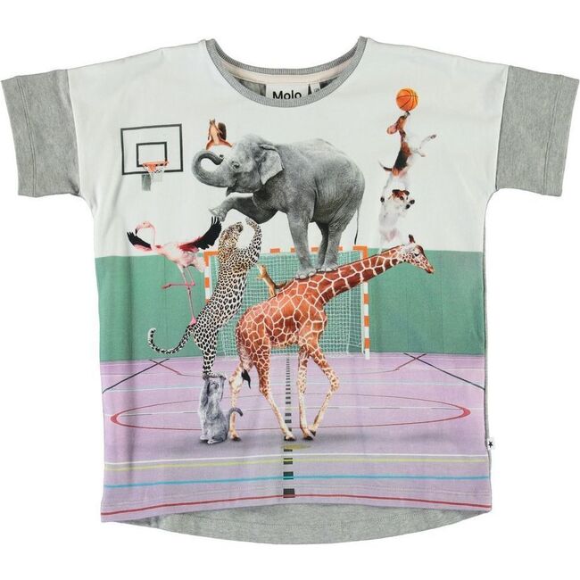 Animal Pyramid T-Shirt, Gray - Tees - 1