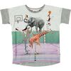 Animal Pyramid T-Shirt, Gray - Tees - 1 - thumbnail