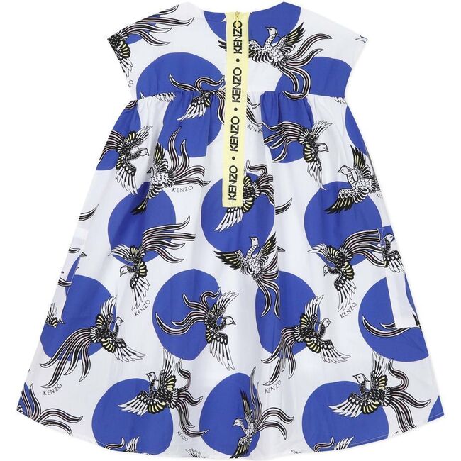 Polka Dot Phoenix Dress, White - Dresses - 2