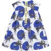 Polka Dot Phoenix Dress, White - Dresses - 2